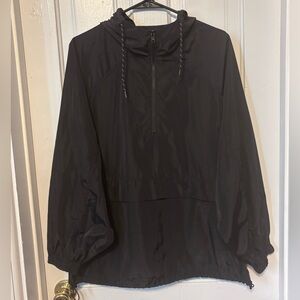 BP Black Zippered windbreaker Jacket